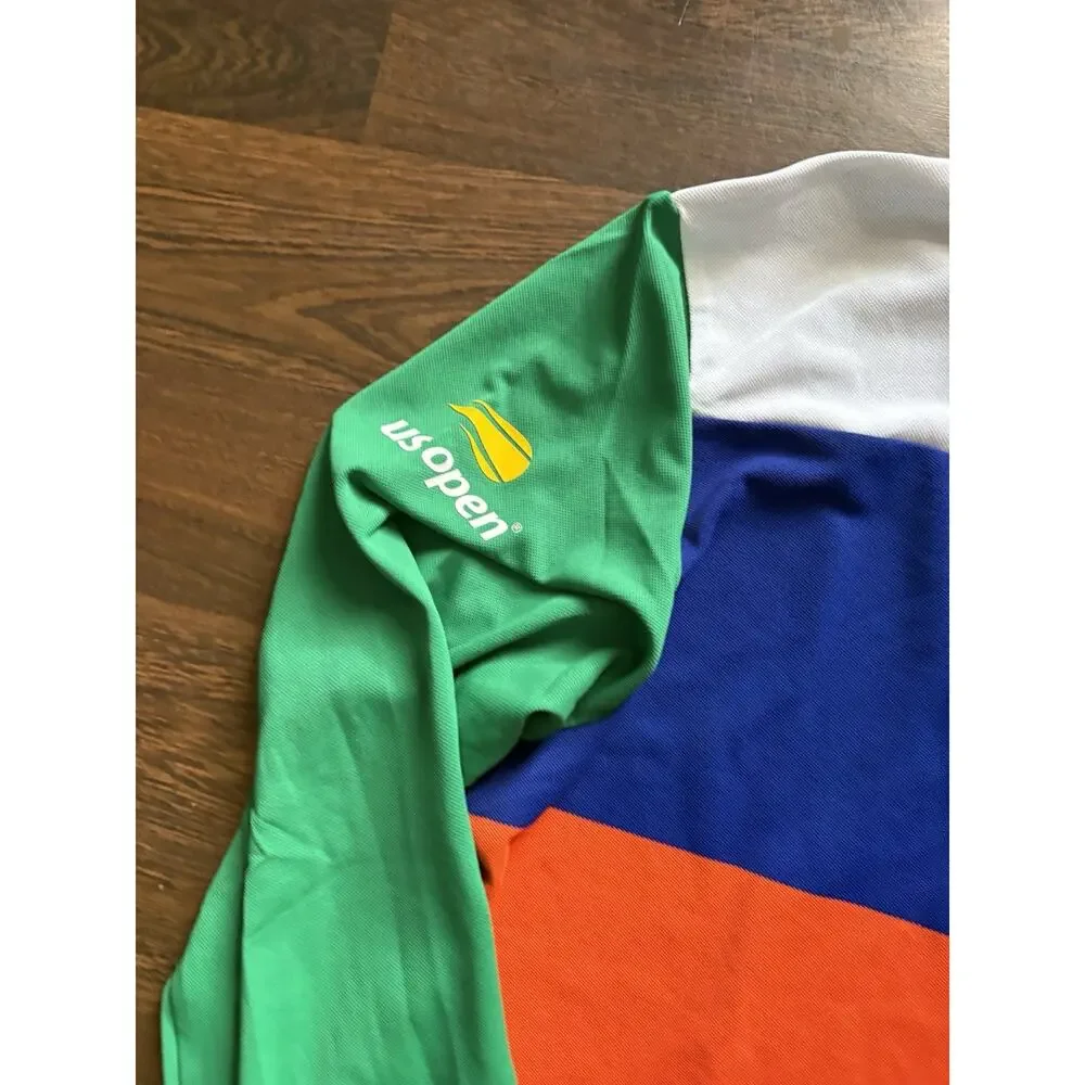 2025 US Open Polo by Ralph Lauren Ball Boy Polo Shirt Mens M Slim Big Pony Rare